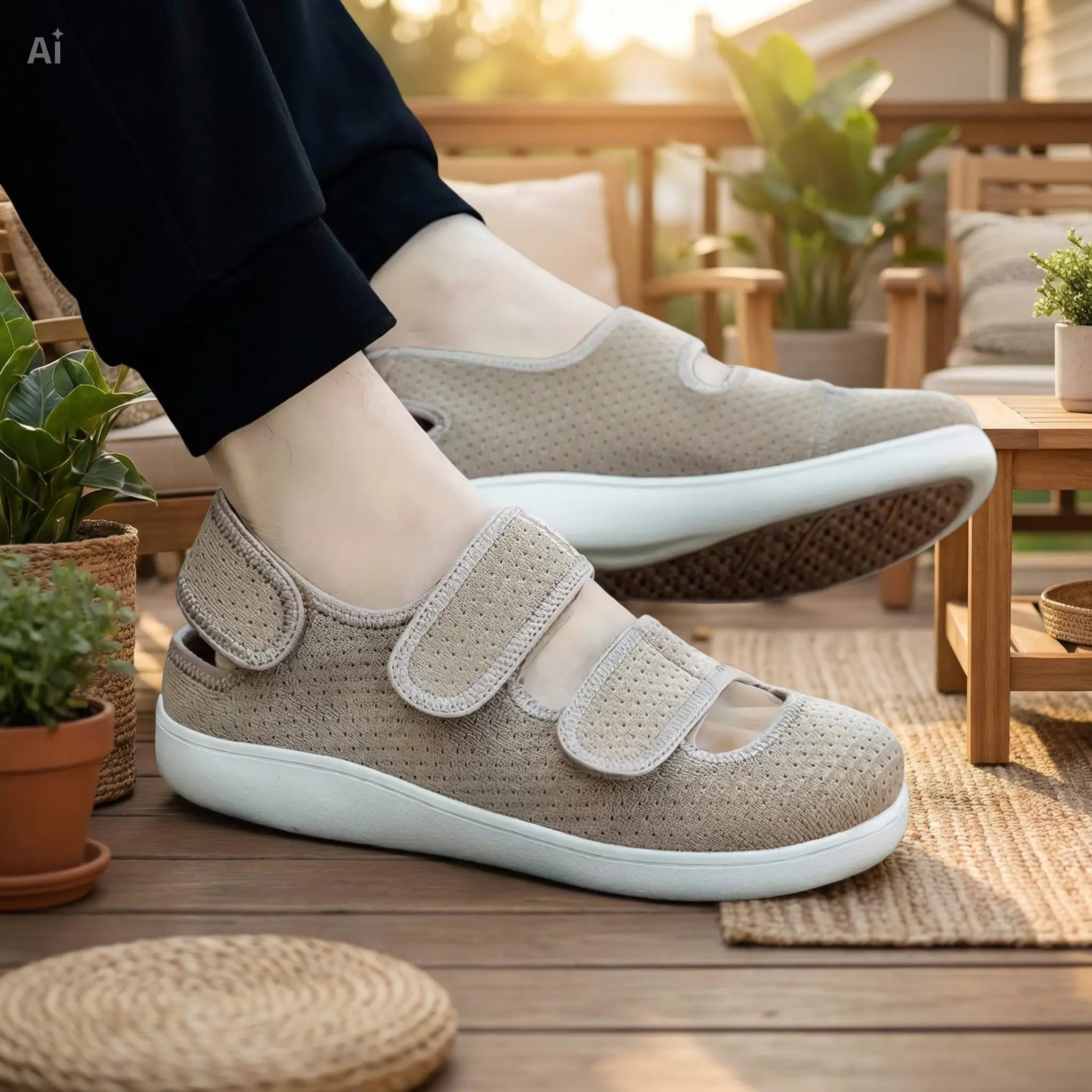 長者穿鞋照片 (8)