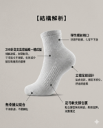 理大科研專利抗菌除臭襪 Antimicrobial Deodorant Socks (灰色)(一盒兩對) - Image 4
