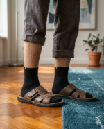 理大科研專利抗菌除臭襪 Antimicrobial Deodorant Socks (黑色)(一盒兩對) - Image 5
